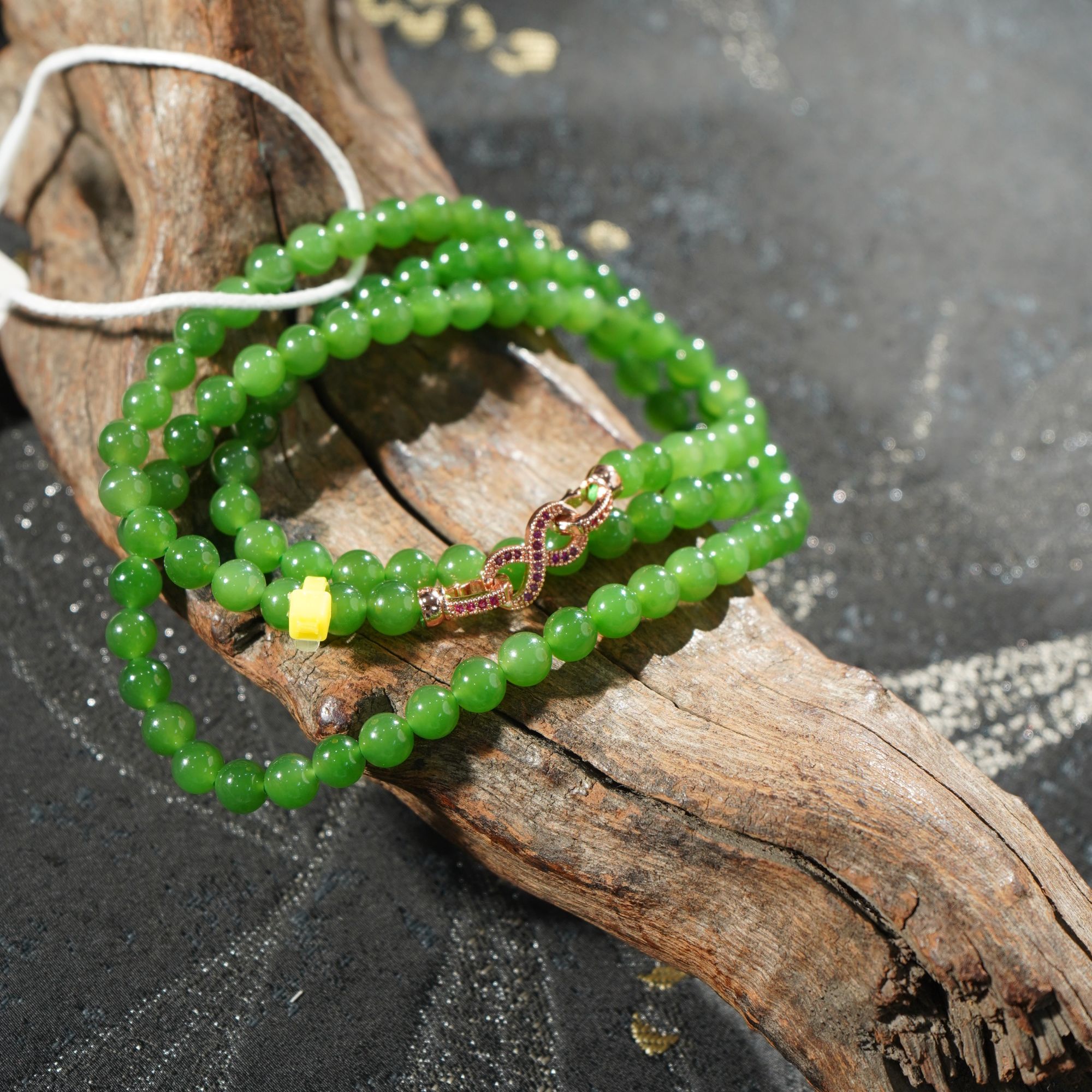 HF0010115和田玉碧玉项链