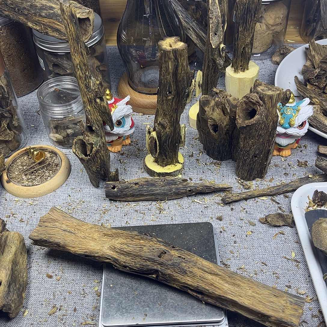 福***彩香料奇楠虫漏香71克