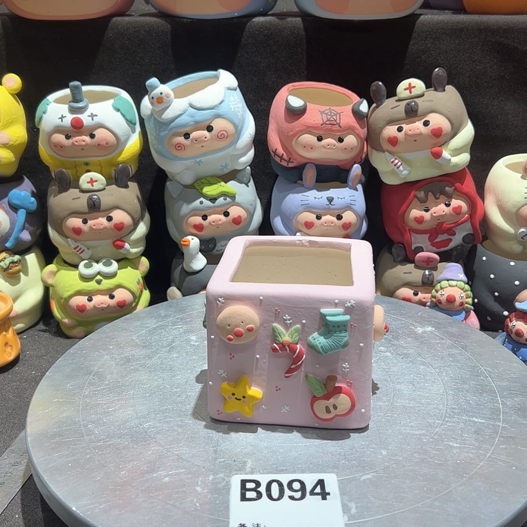 陶瓷手工多肉花盆微瑕