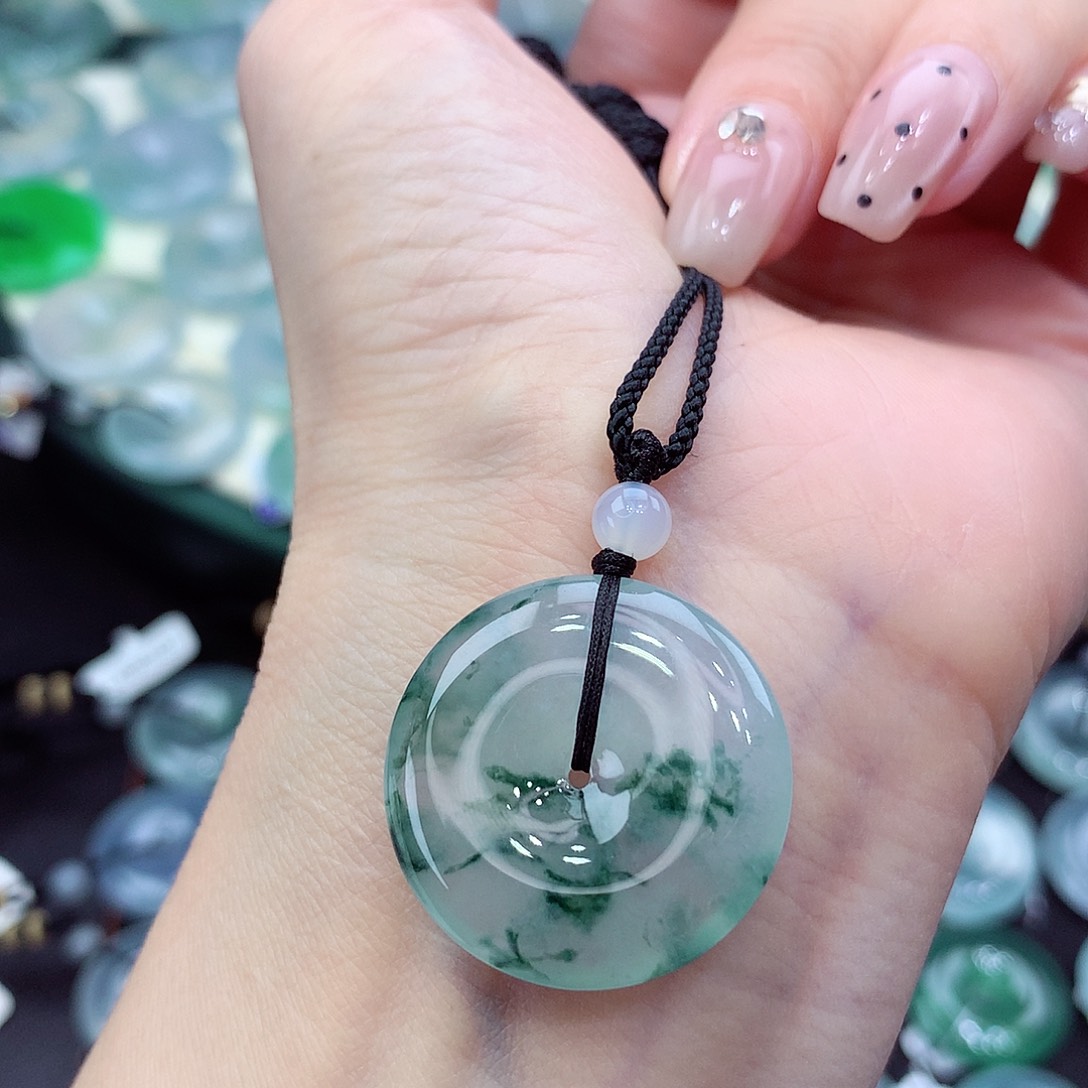 颈饰未镶嵌翡翠编号12尺寸25.2/4.5