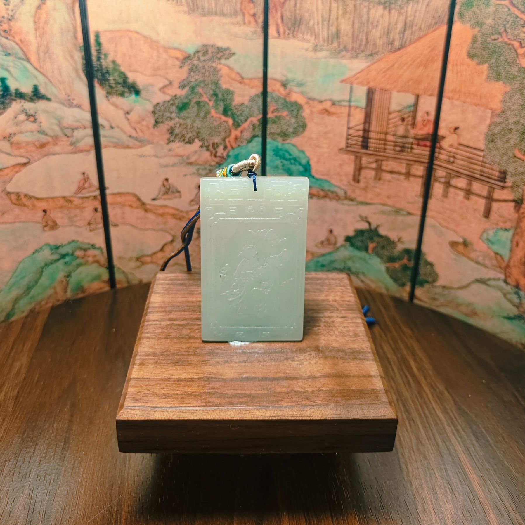 Q和田玉吊坠0175