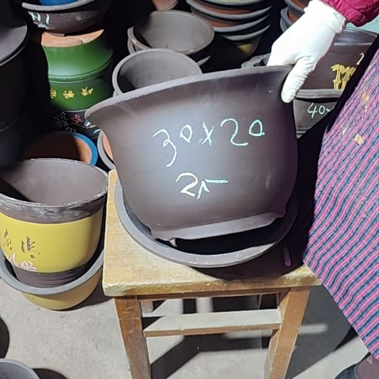 宜兴紫砂花盆清清楚了吗？