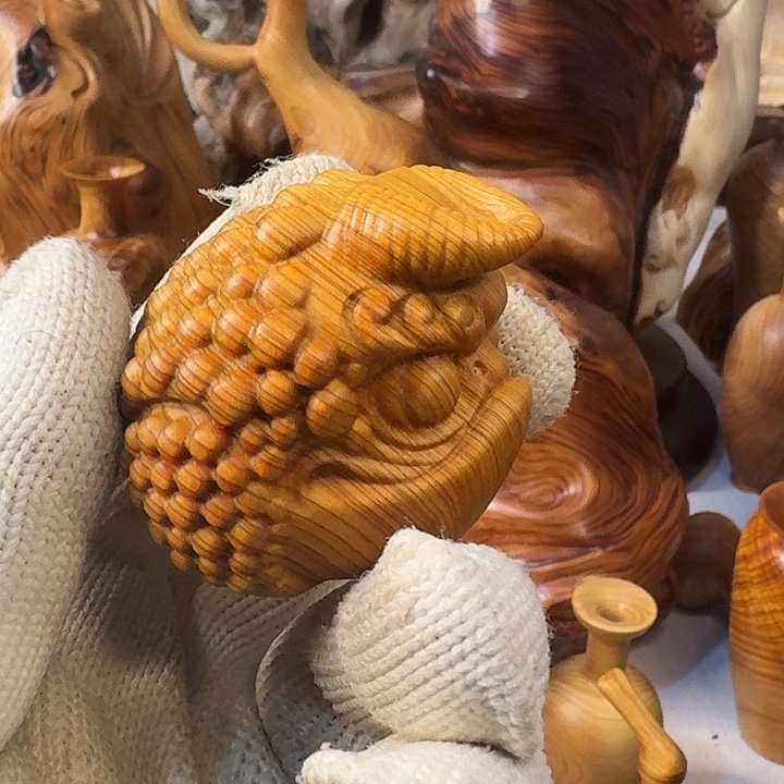 崖柏精品太行崖柏手把件