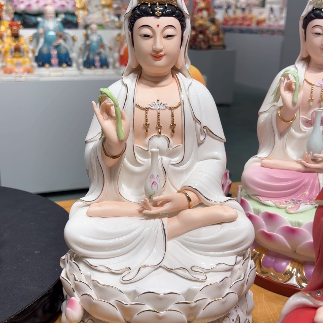 【闪购商品】瓷片瓷摆件观音12吋