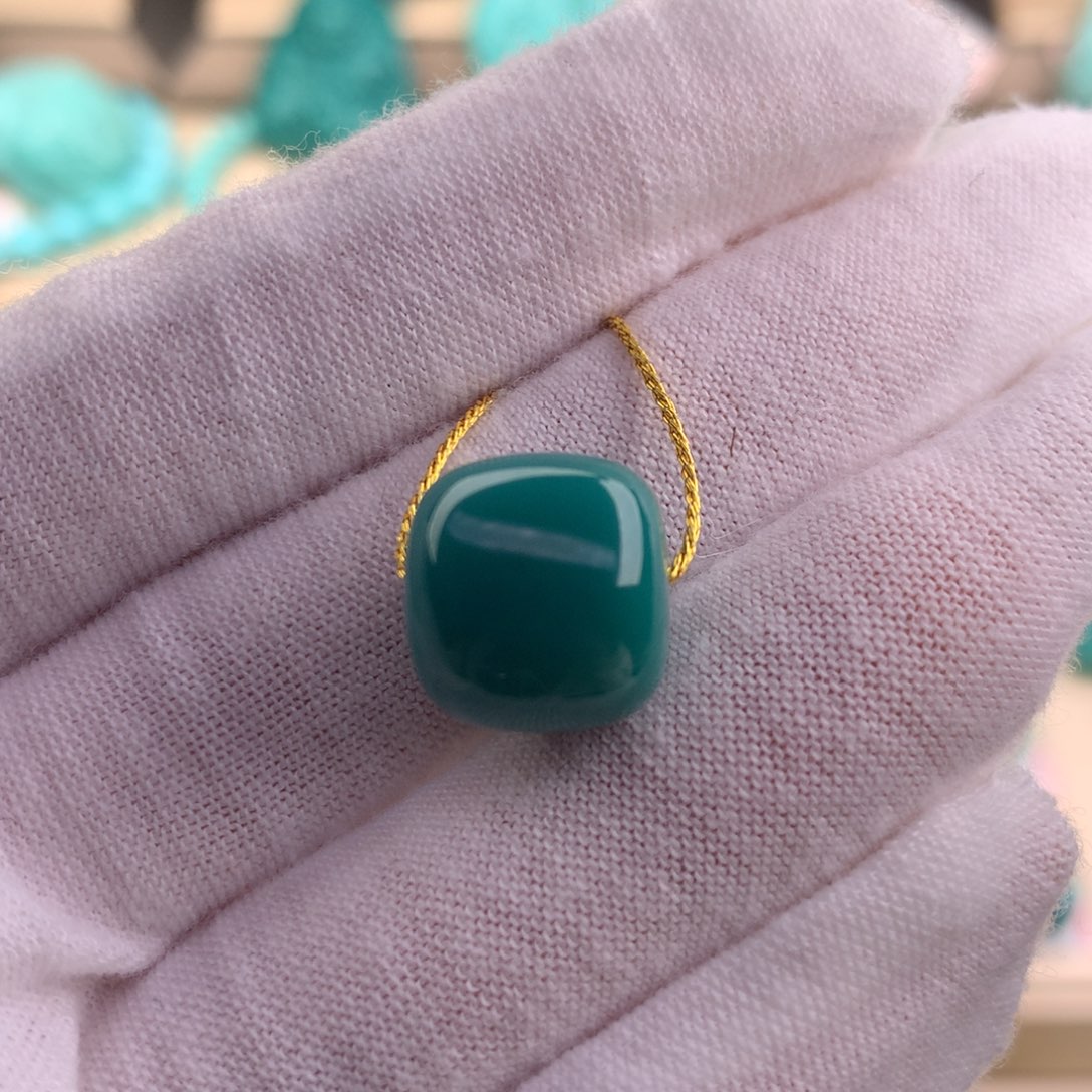 绿松石珠宝奇石未镶嵌13×12