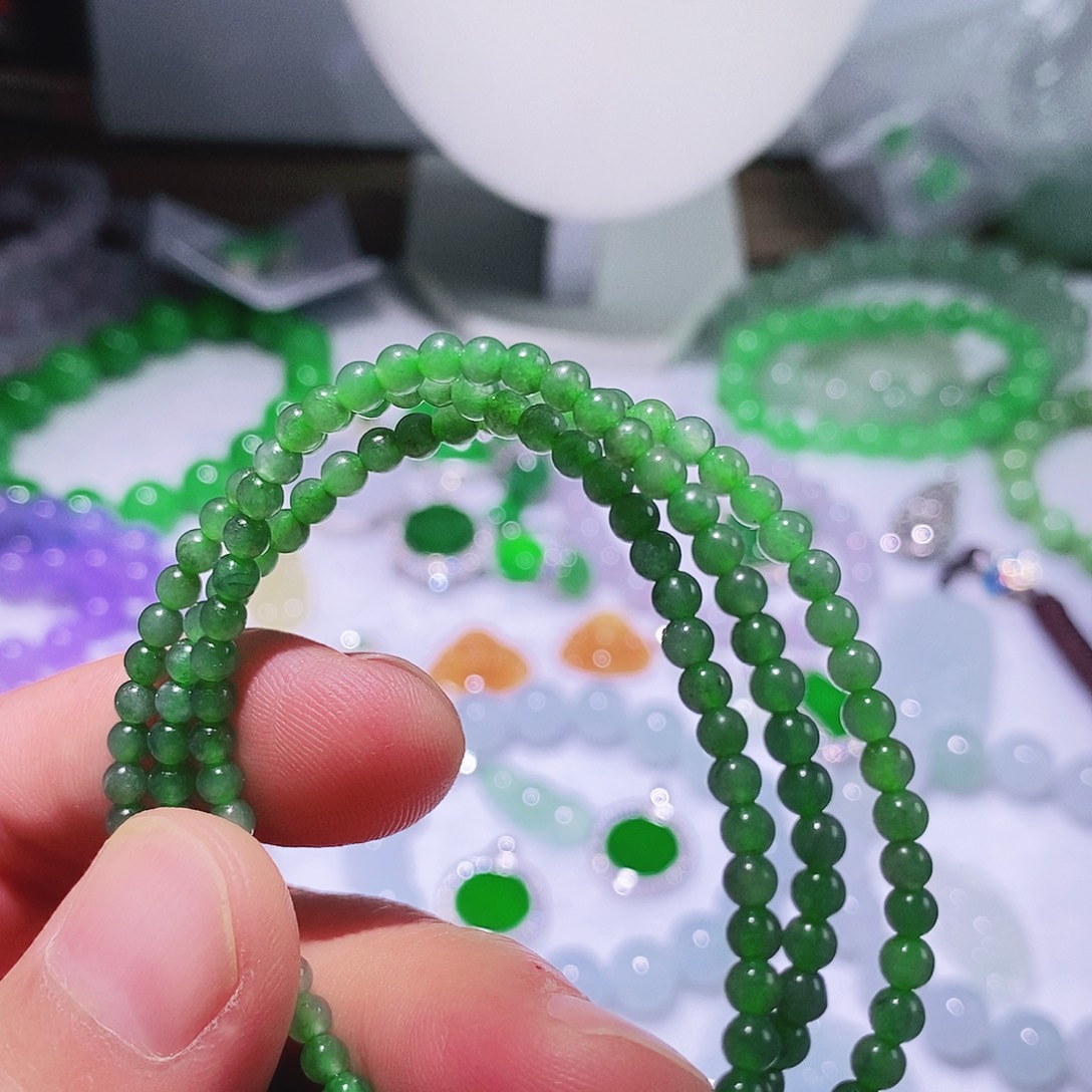 定制翡翠未镶嵌卡4天然缅甸翡翠