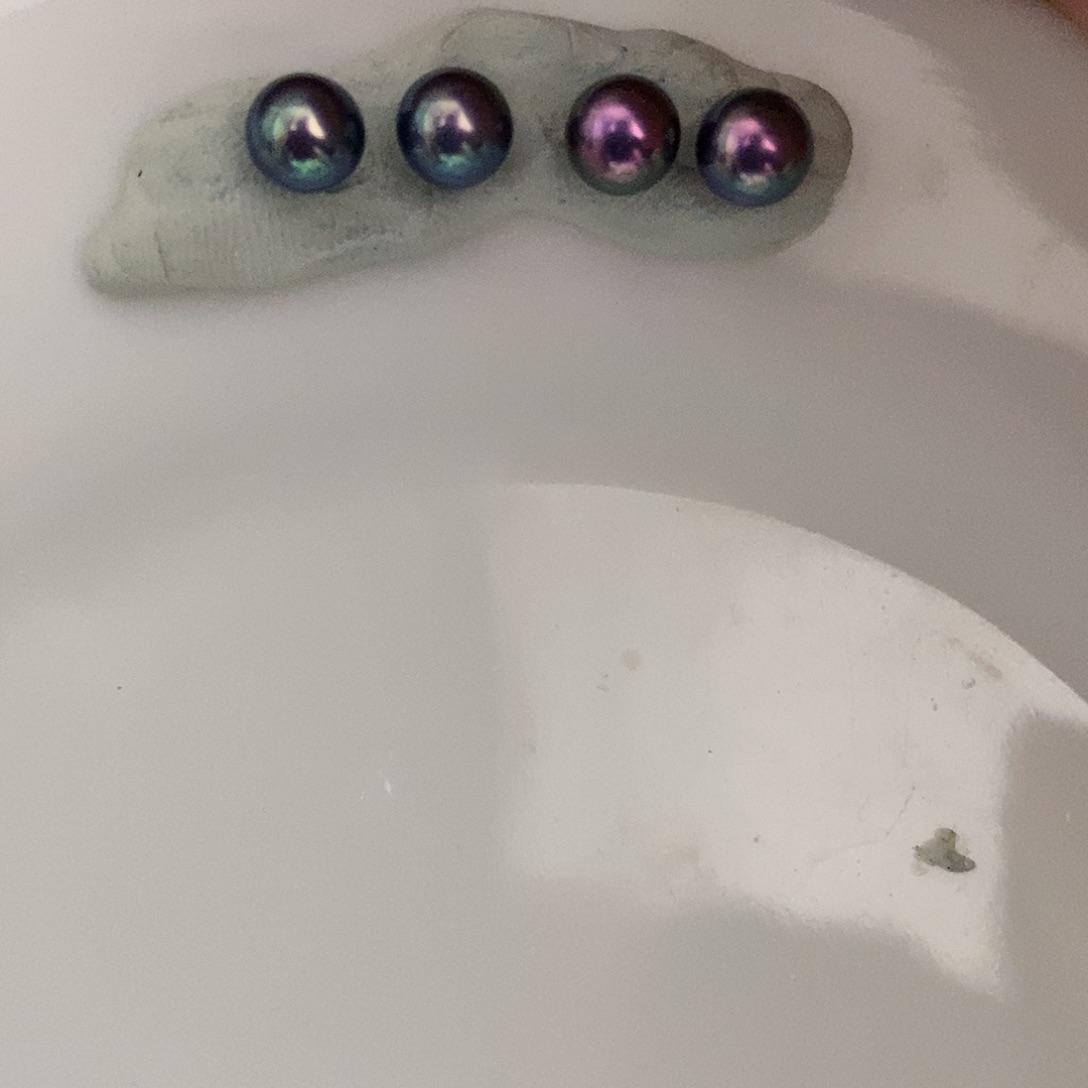 银S925镶嵌耳饰淡水珍珠