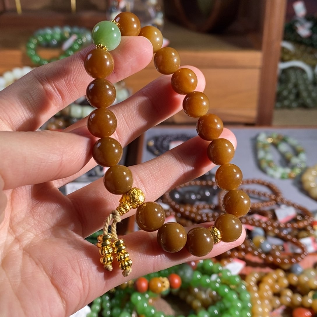 和田玉手链未镶嵌