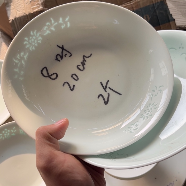 陶碗景德镇高温细白瓷餐具