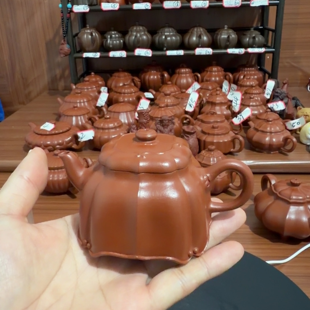 坤***原矿朱泥朱泥140cc 四方如意