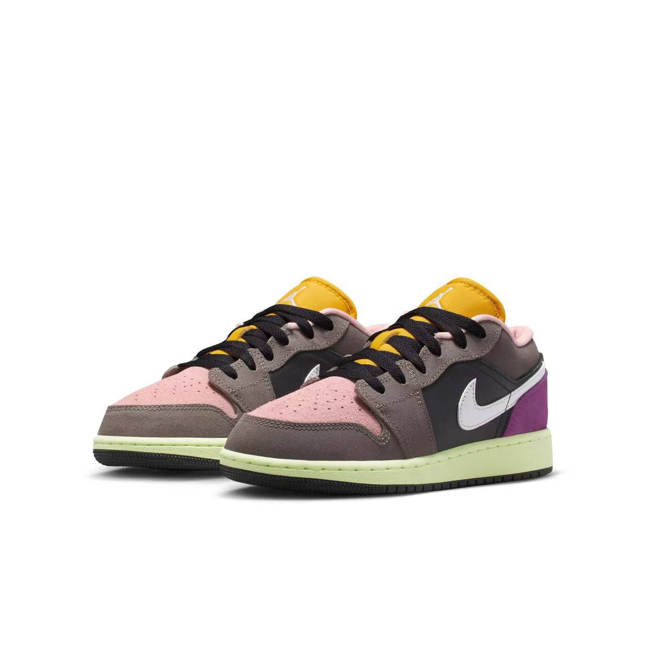 耐克/Nike Air Jordan 1 Low棕粉女鞋百搭运动鞋HQ2021005