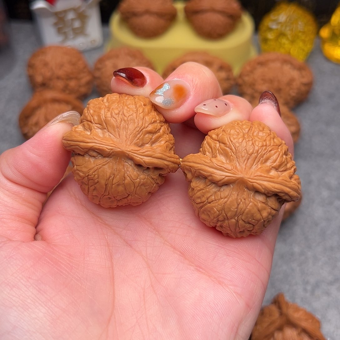 把件文玩核桃毕业精品精配乾隆磨38全品边度同尺绝配