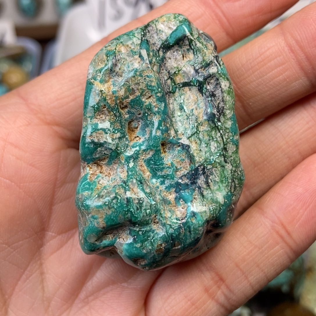 绿松石珠宝奇石未镶嵌云*