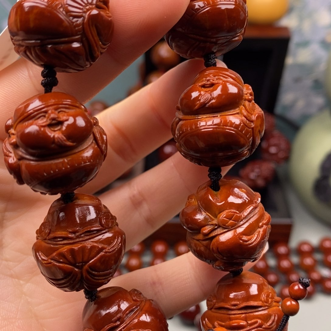 橄榄核吊坠一**光橄榄核