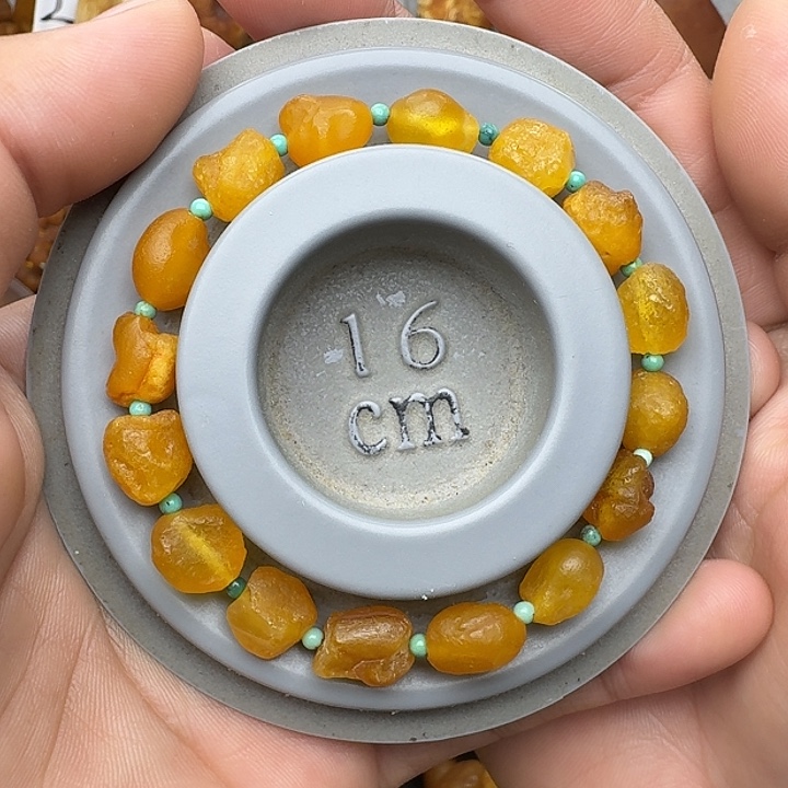 蜜蜡未镶嵌裸石天然蜜蜡手串