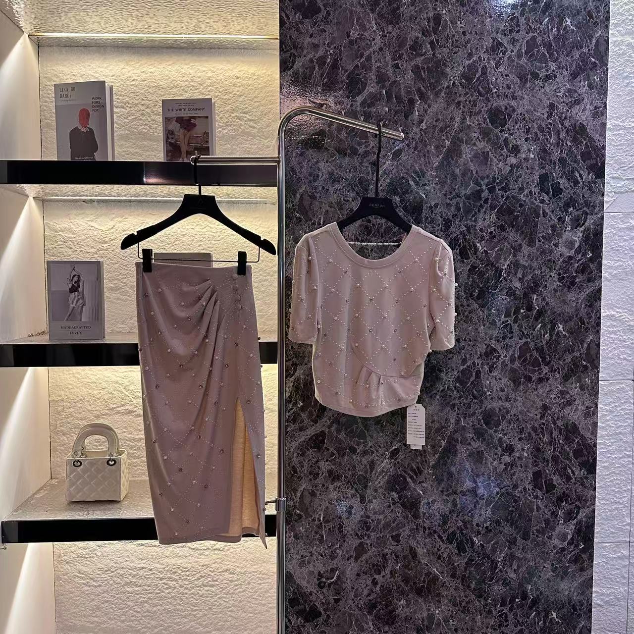 【CENFUN】382*气质网红针织时尚休闲套装FC02003