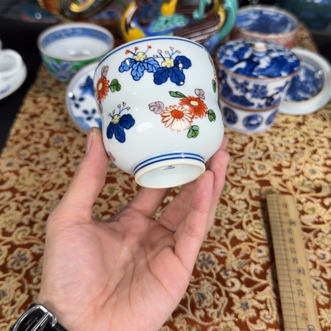 瓷片恭喜发财 万事如意 身体健康