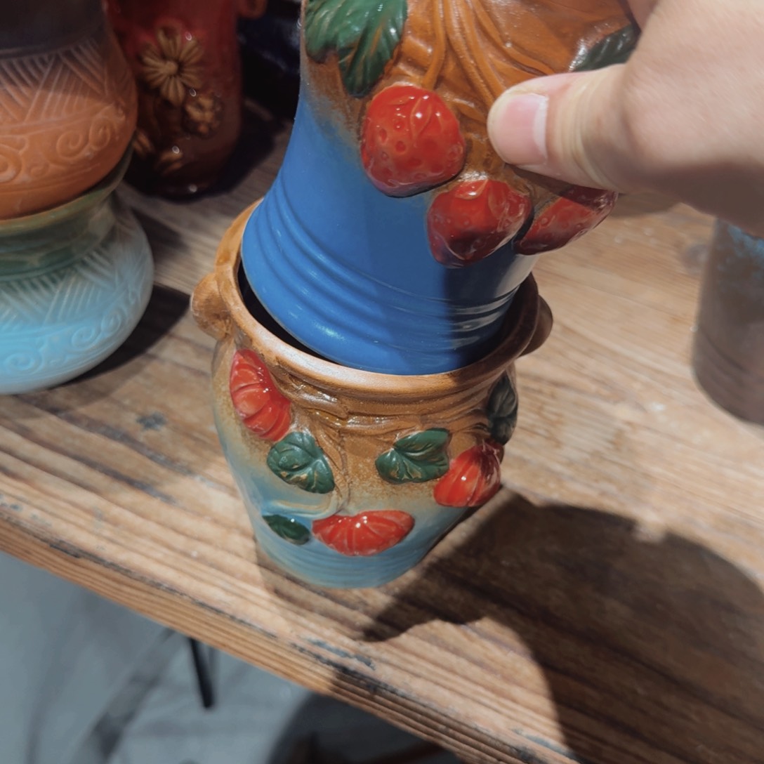 紫砂花盆粗陶盆醋