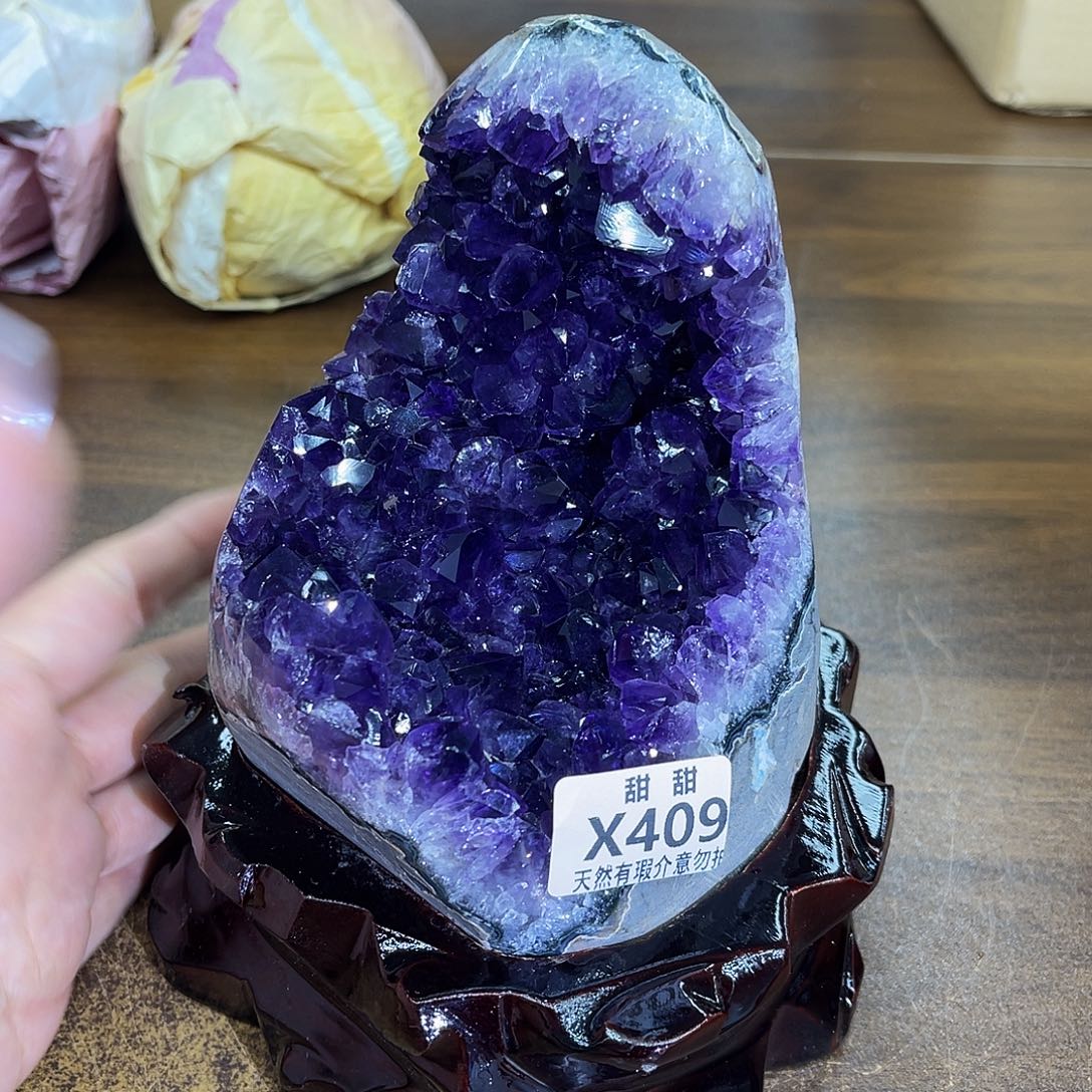 瓷片晶体大型摆件未镶嵌