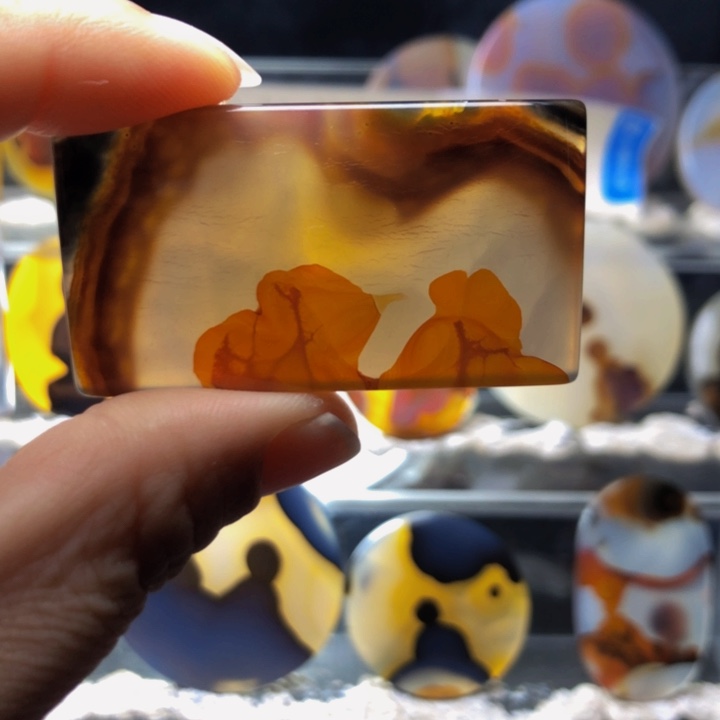 合金玛瑙/玉髓珠宝奇石104