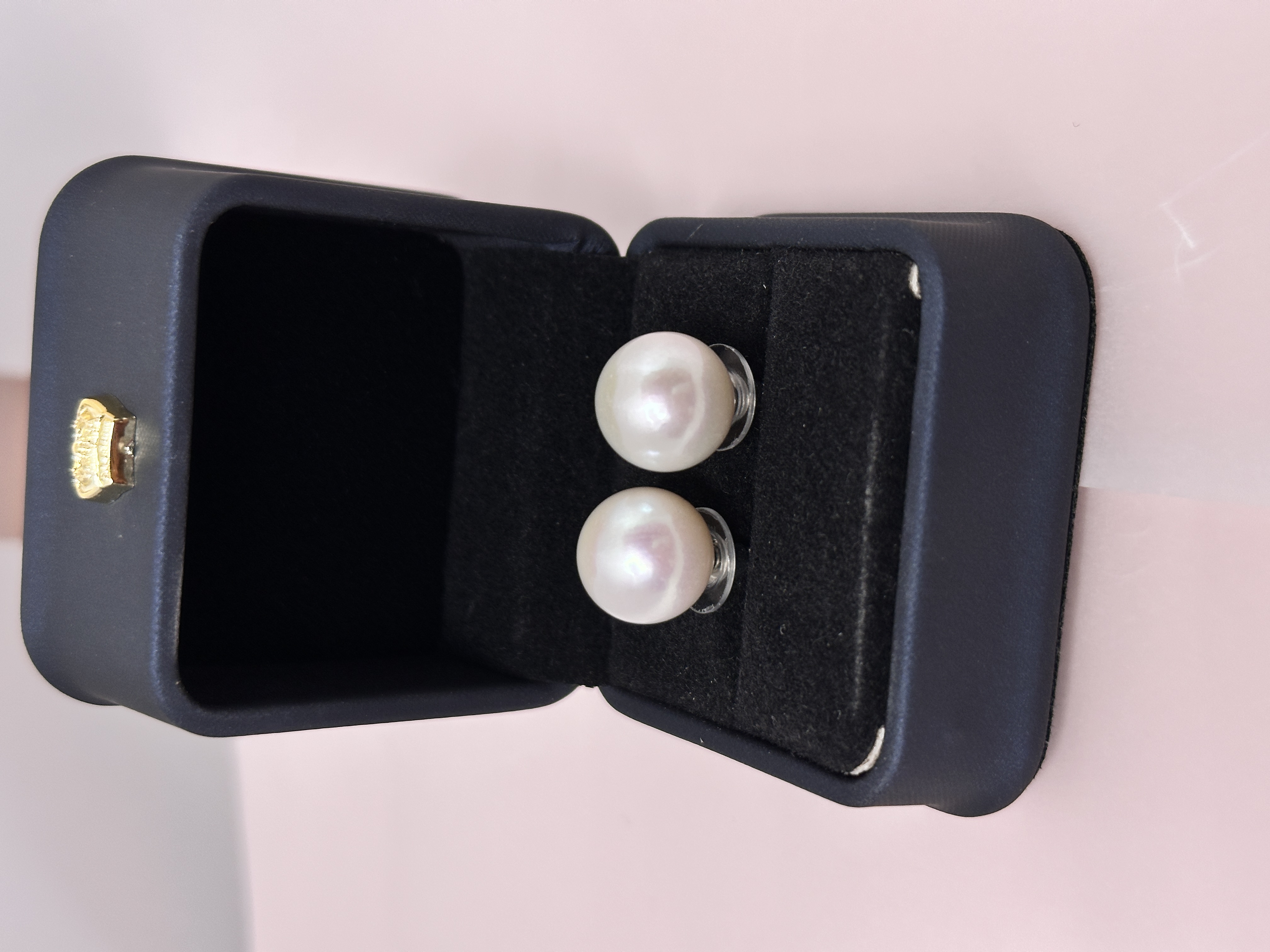 瑞城珠宝 昭雪 13mm超大颗淡水珍珠耳钉女925银耳环高级感耳饰