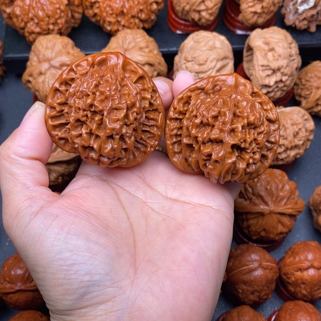 文玩核桃把件51官帽