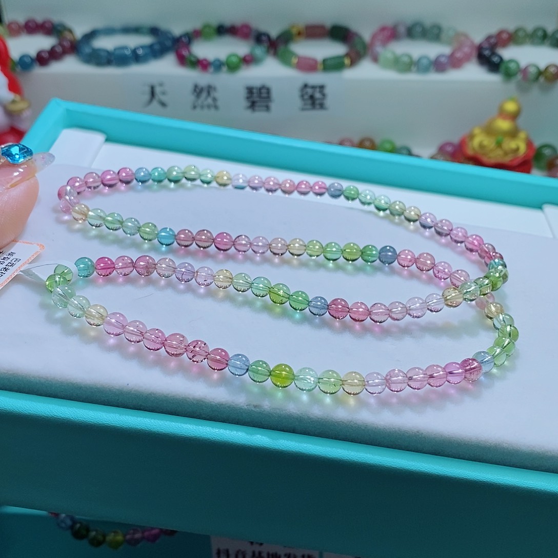 碧玺手链未镶嵌碧玺手链