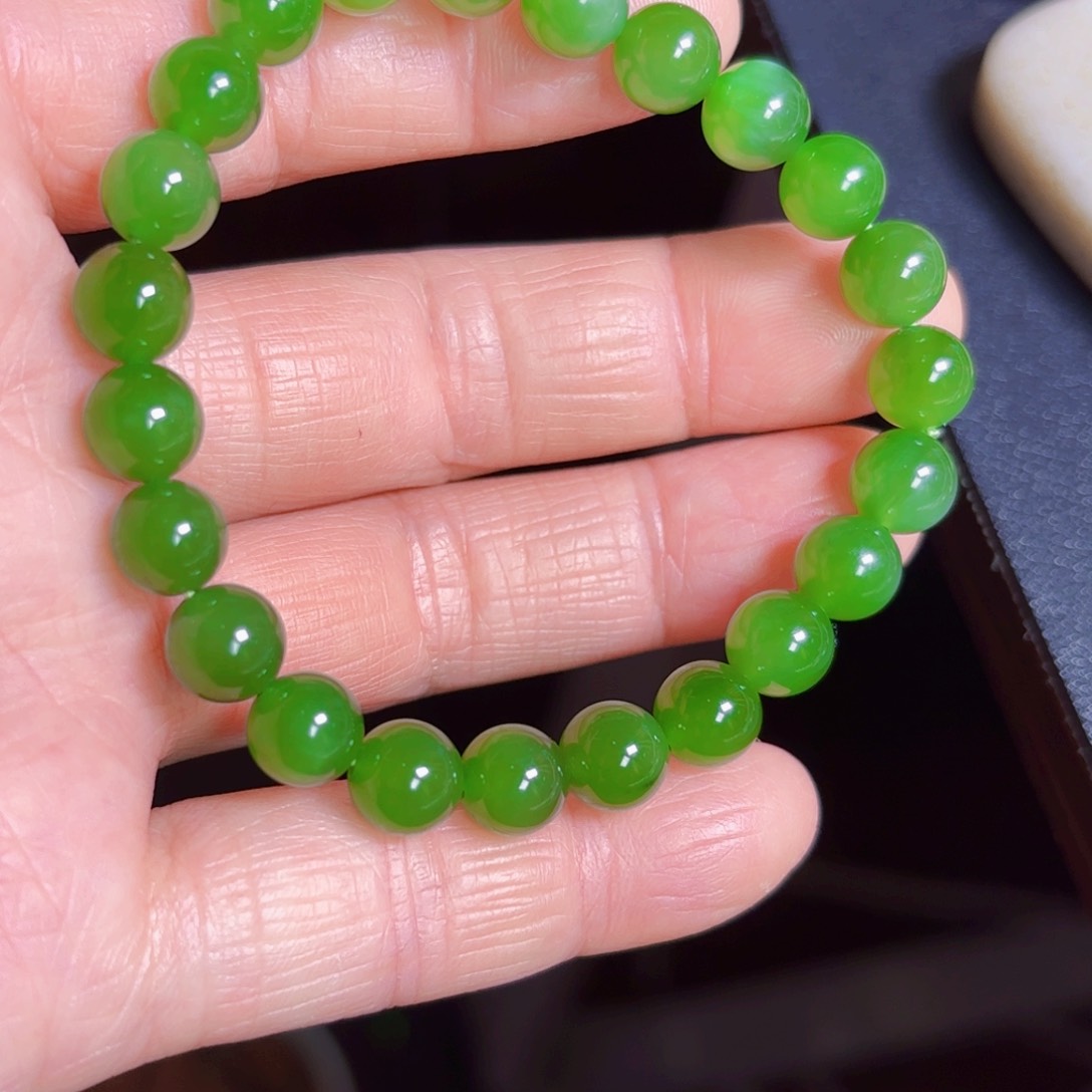 和田玉（碧玉）手串未镶嵌d****g