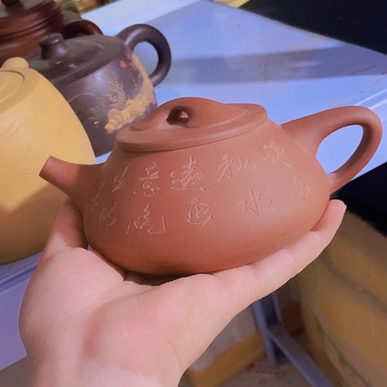 茶壶绿泥宜兴紫砂全手工制作工艺
