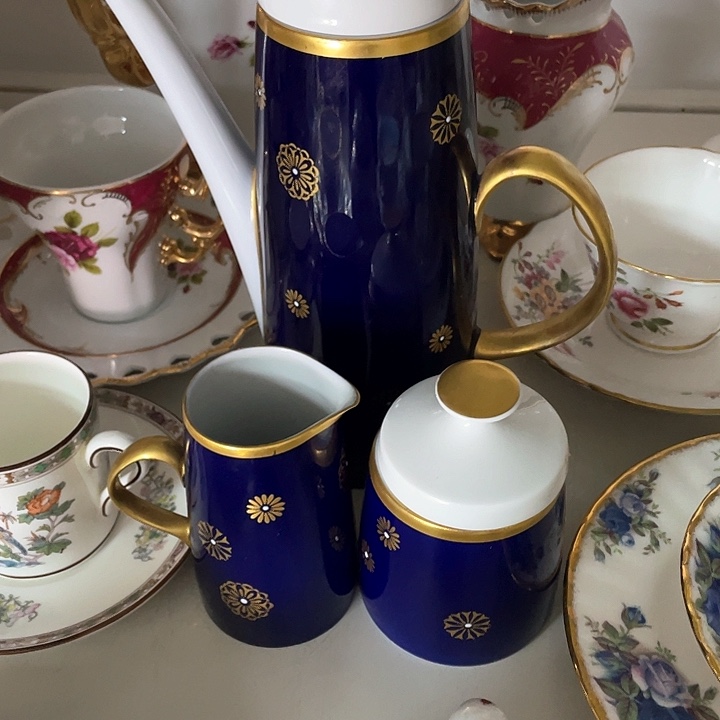 中古欧瓷瓷器小房子