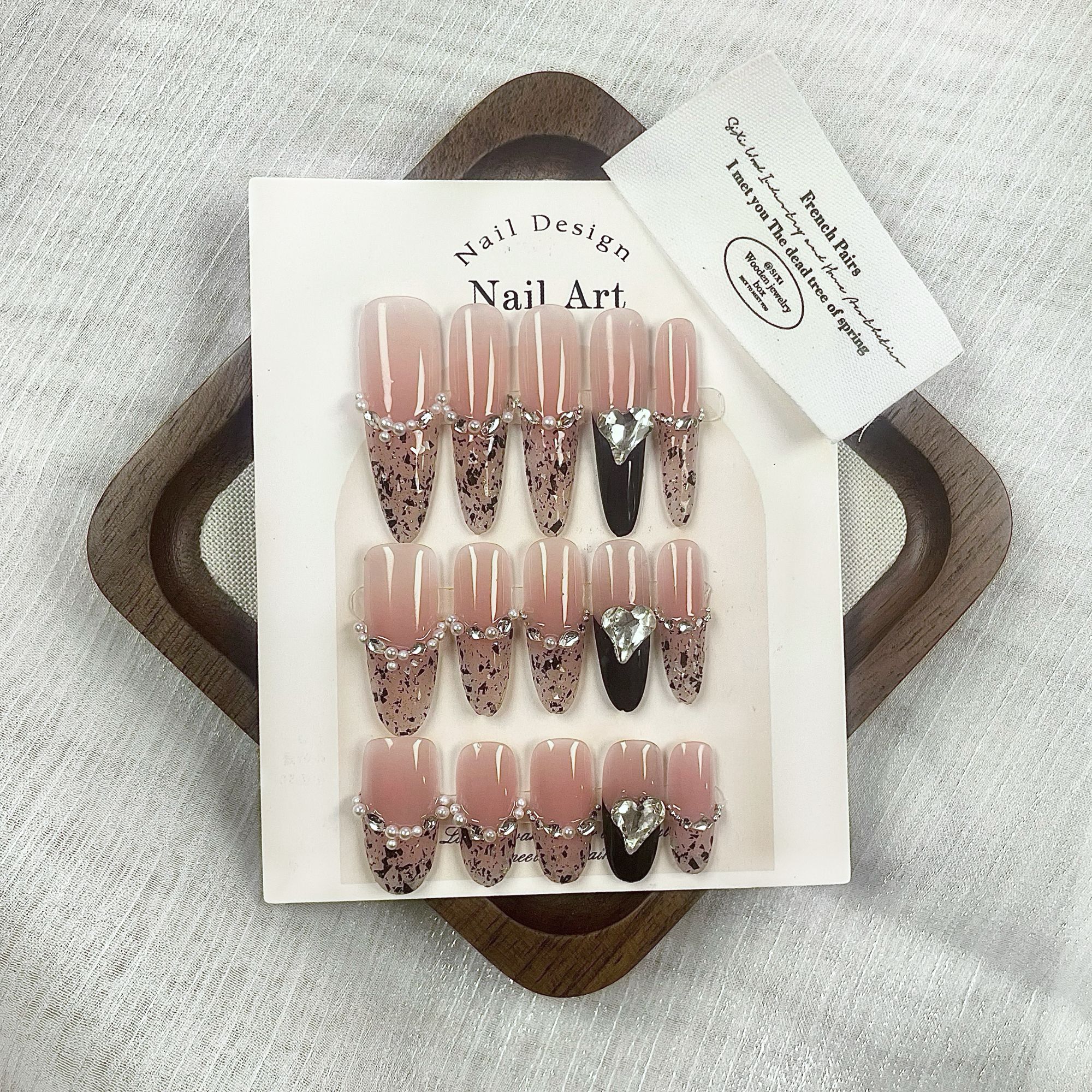 【小香风】爆款闪耀高级纯手工穿戴显白气质千金风猫眼法式香槟波点