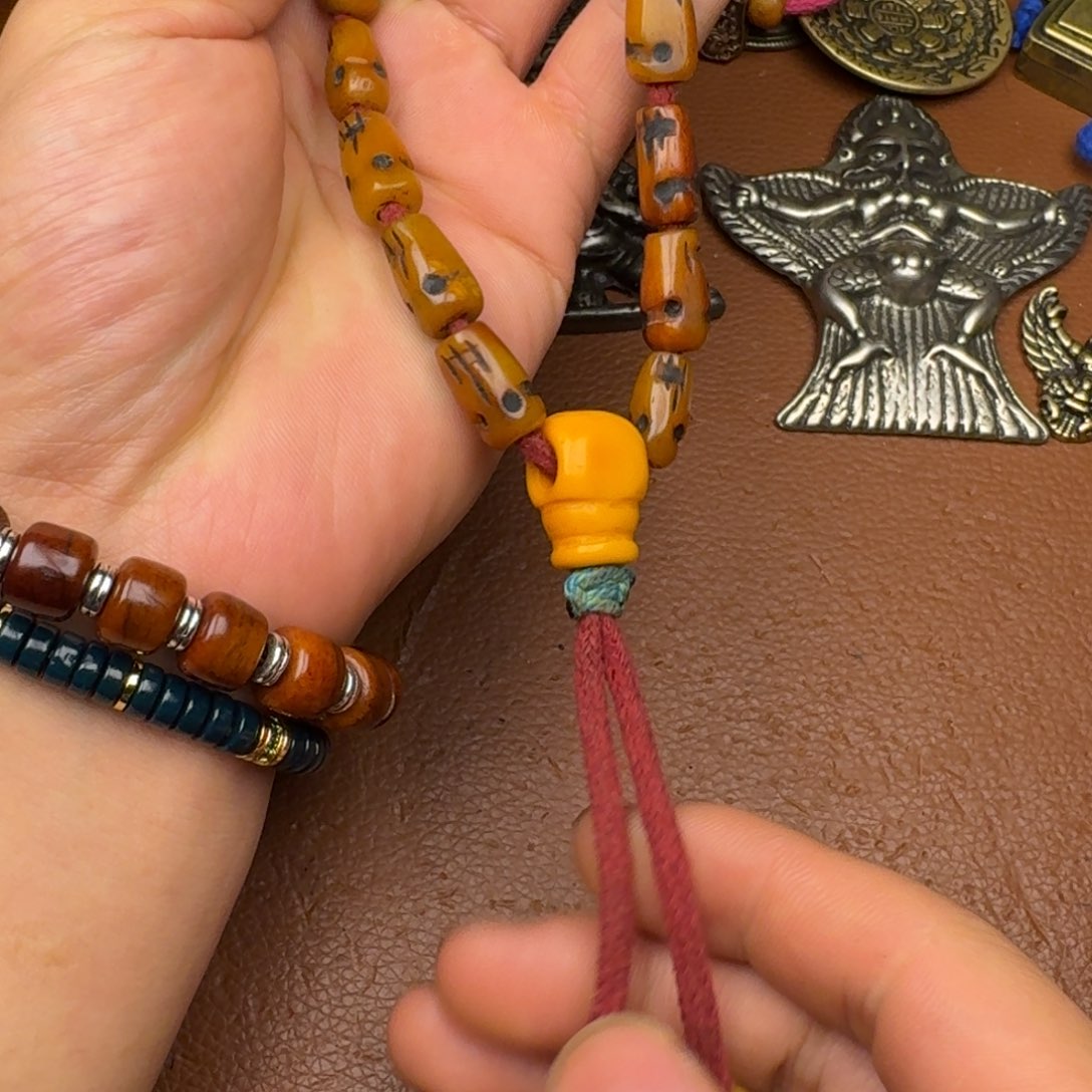 冬**阳藏式风格手串…….