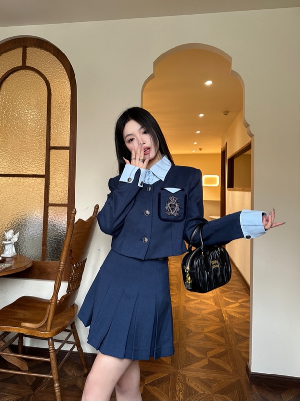 学院风时髦百搭套装