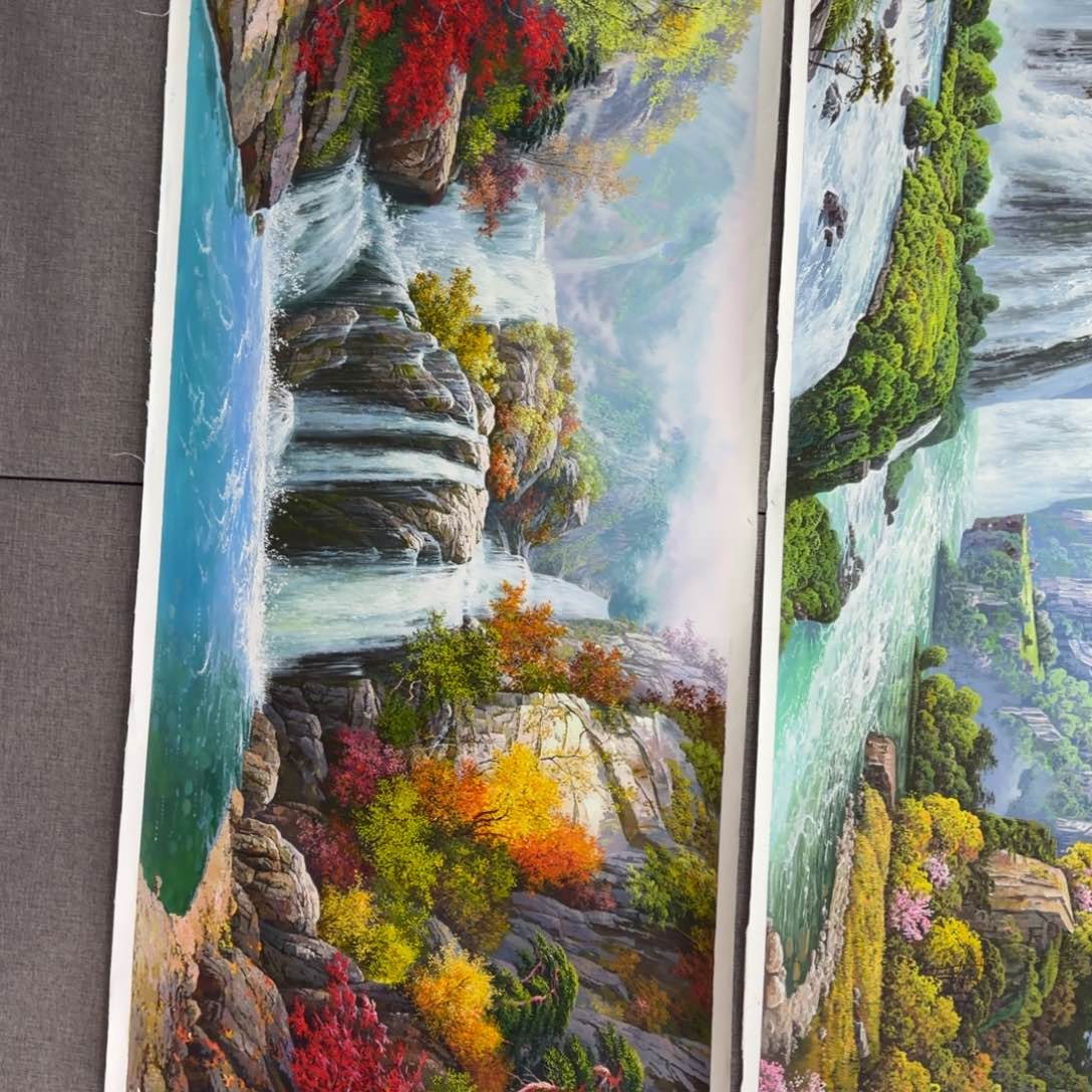 油画在哪呢我想问一下