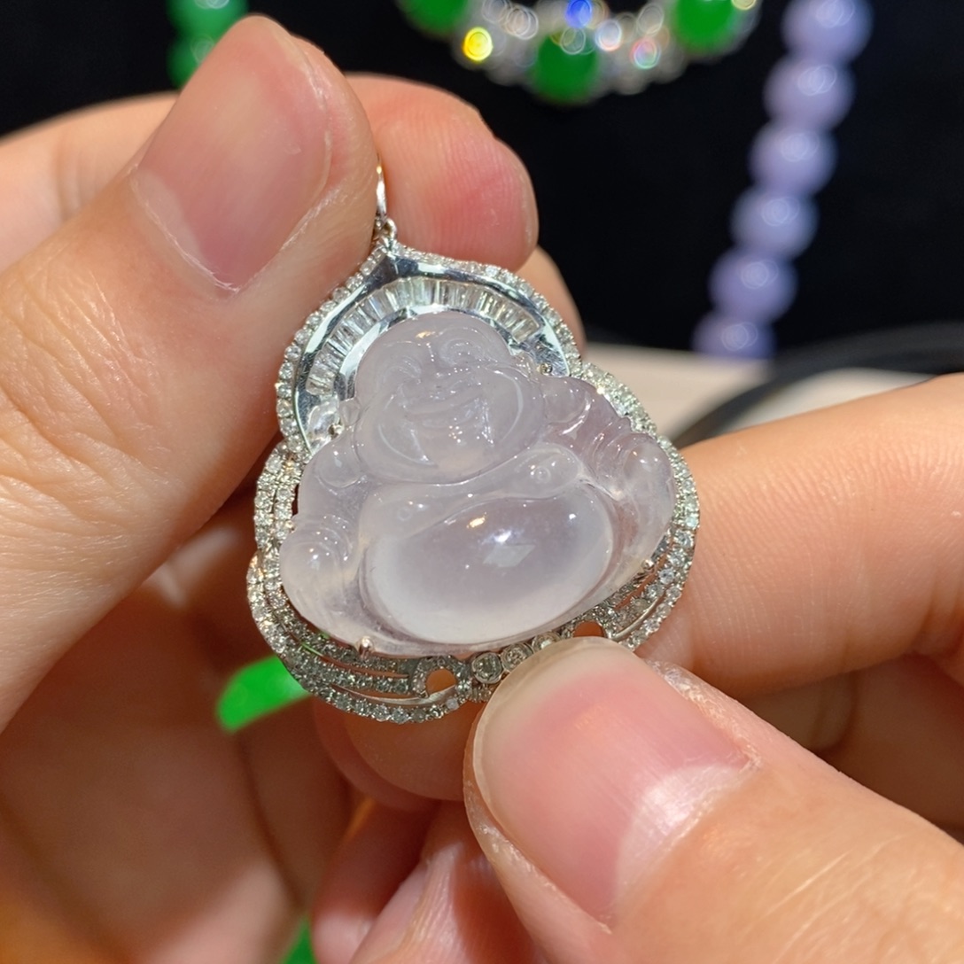 颈饰未镶嵌翡翠翡翠佛公