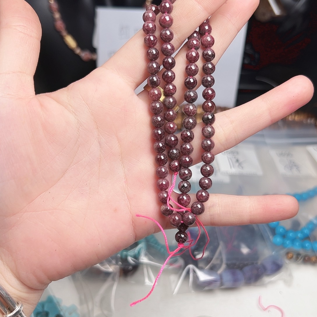 玛瑙/玉髓合金珠宝半成品u693 6m 天然石一条