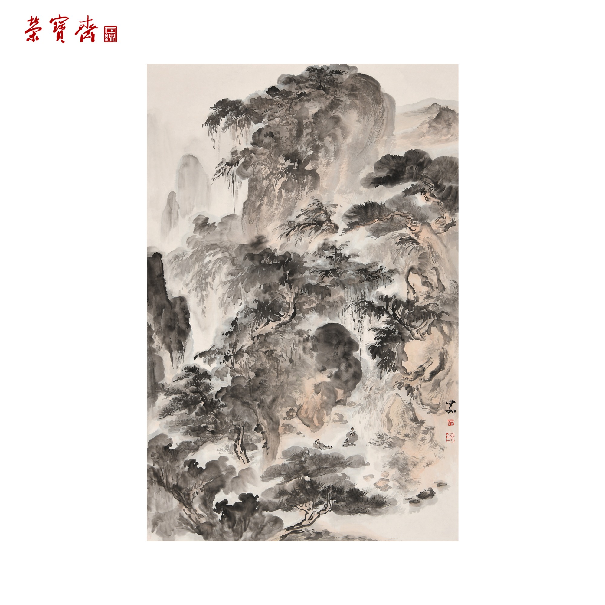 -11（RBZZX2893）《闲牧春山》书画 纸本已托 104.5*68.5cm