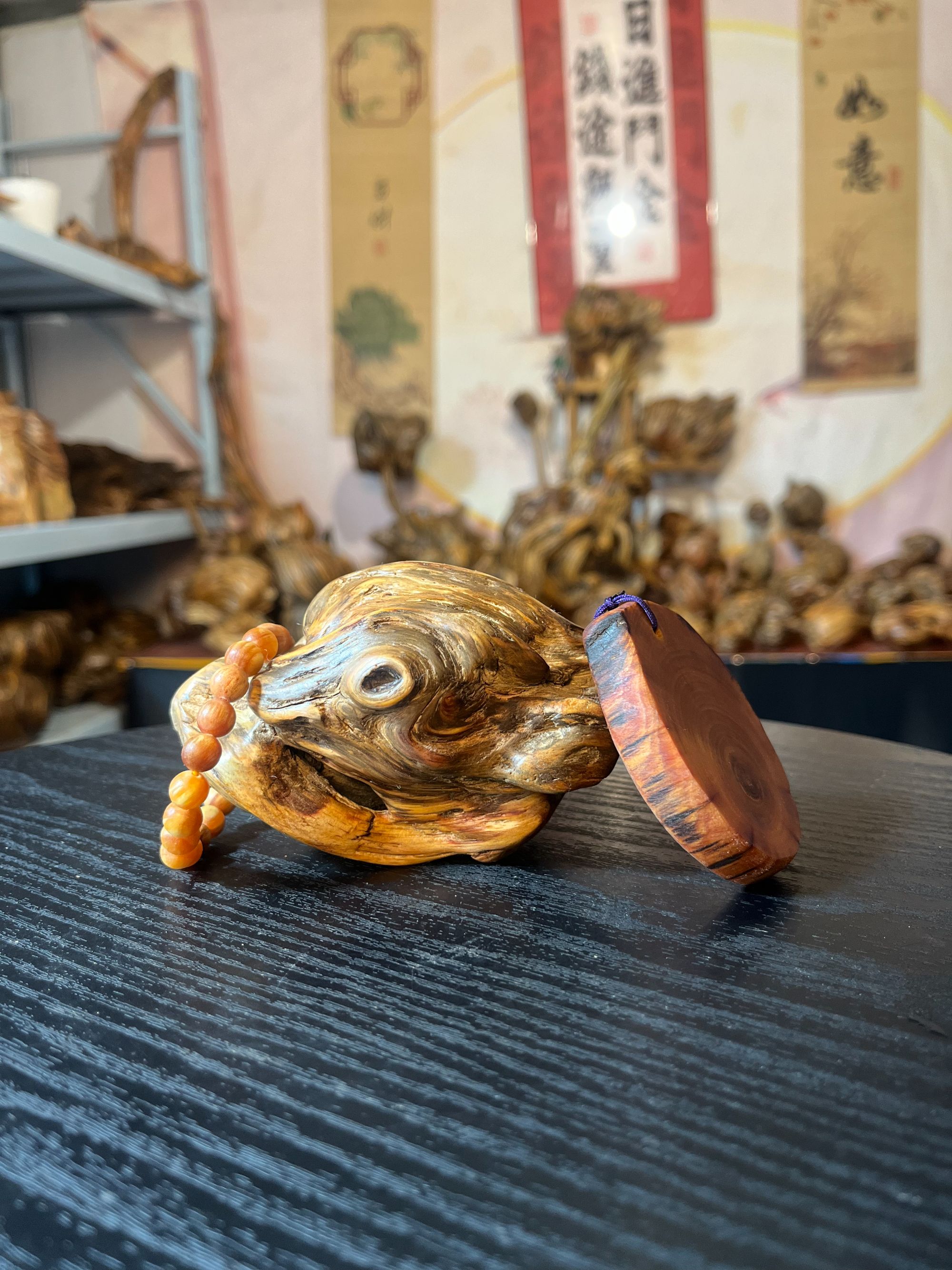 松明子三件摆件挂件