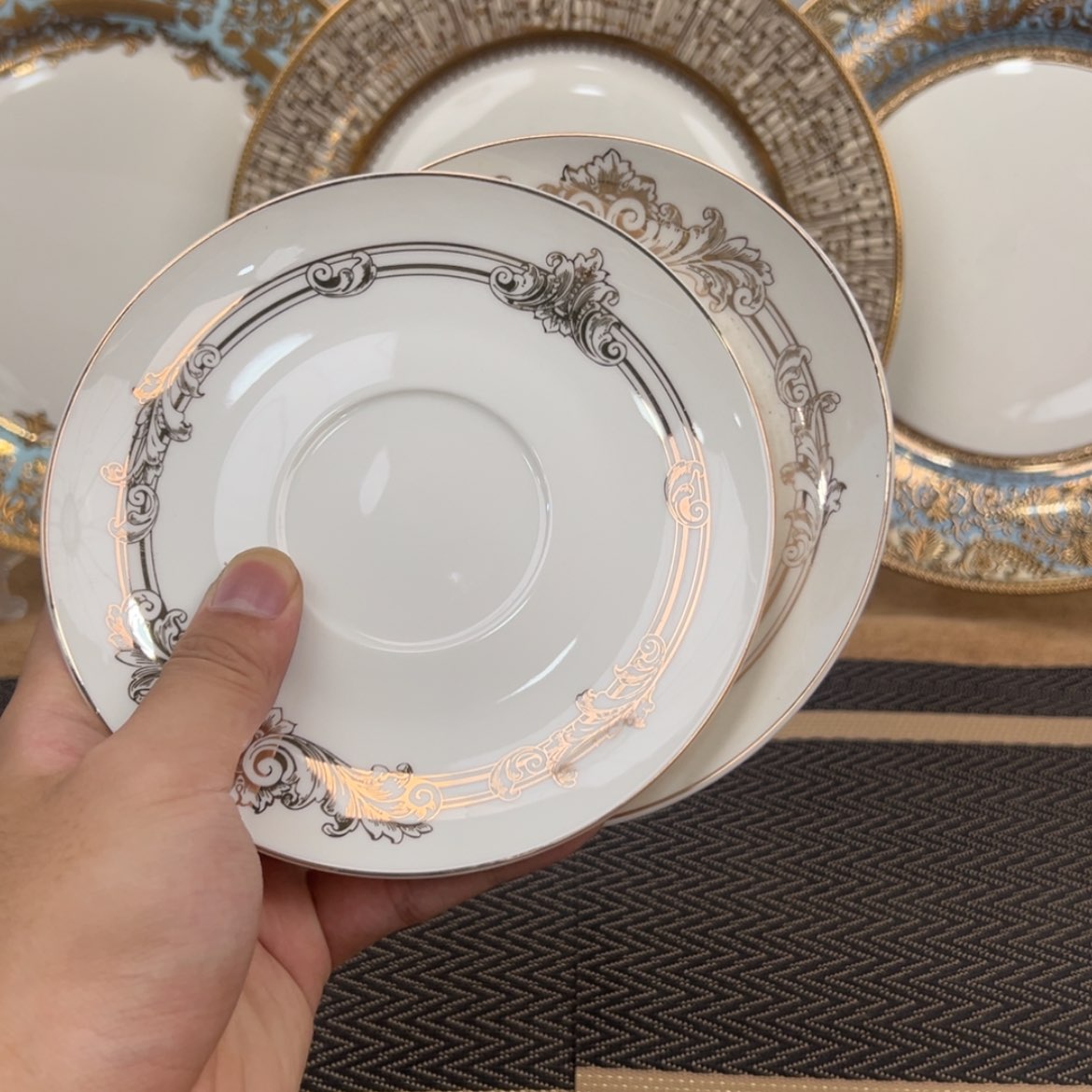 【闪购商品】瓷片6寸碟子两个一单打包价