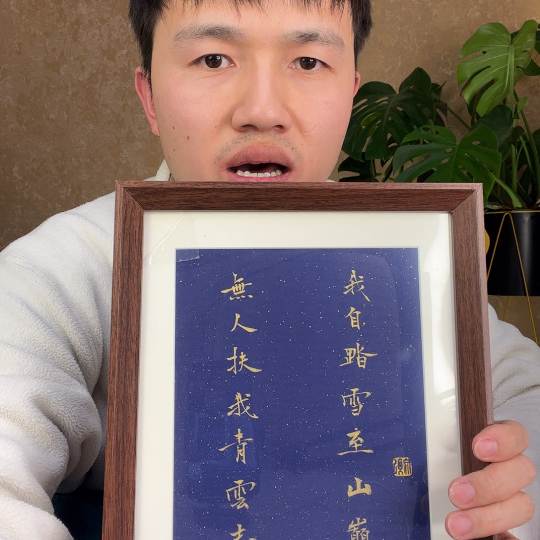 书法无人扶我青云志