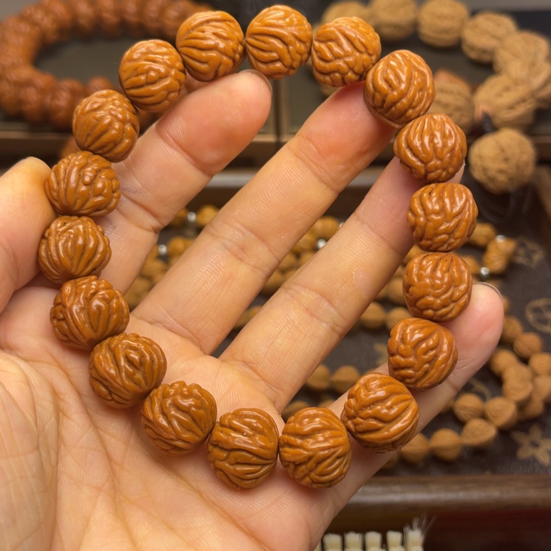 手串桃核龙纹桃核20