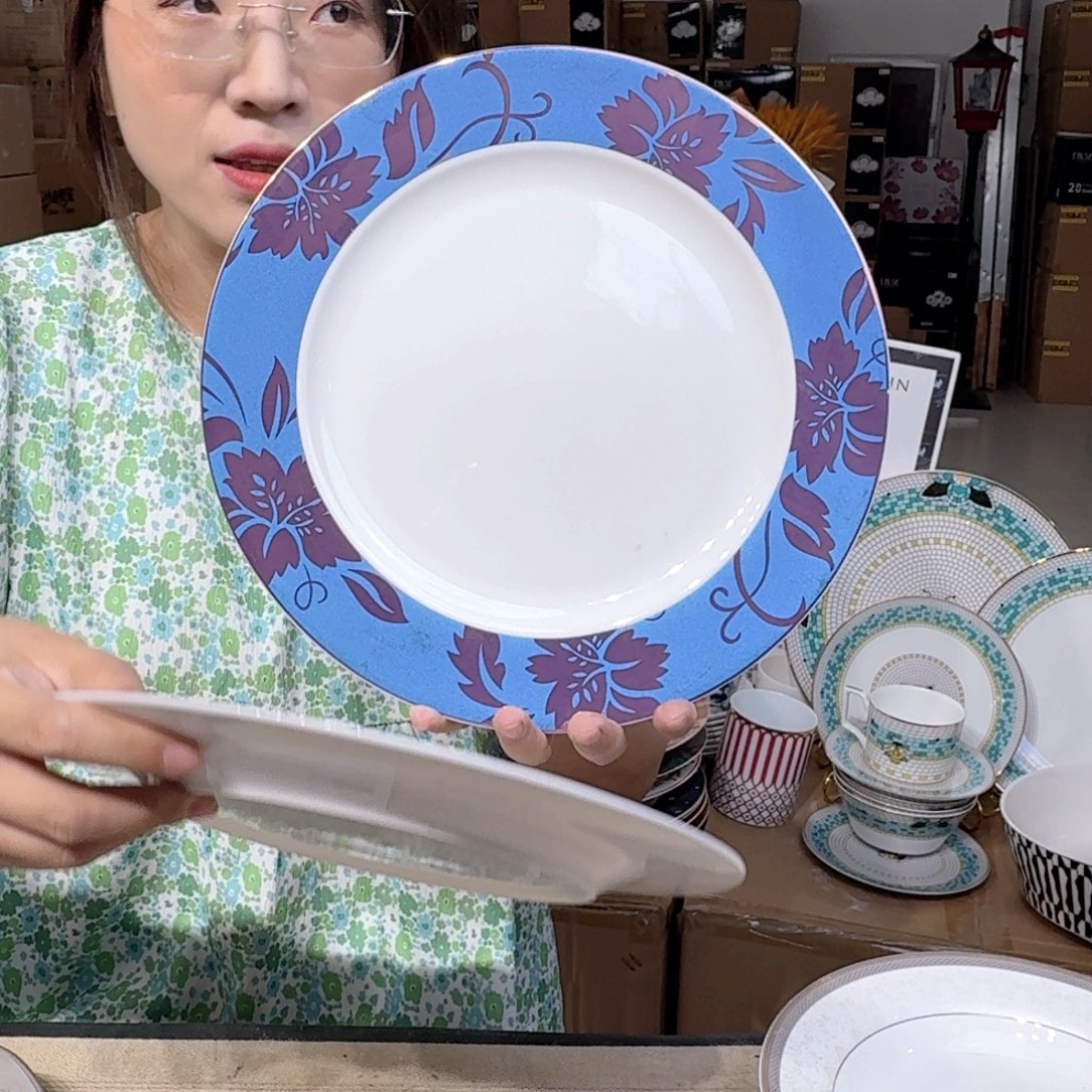 骨瓷10.5英寸平盘27cm一个大盘