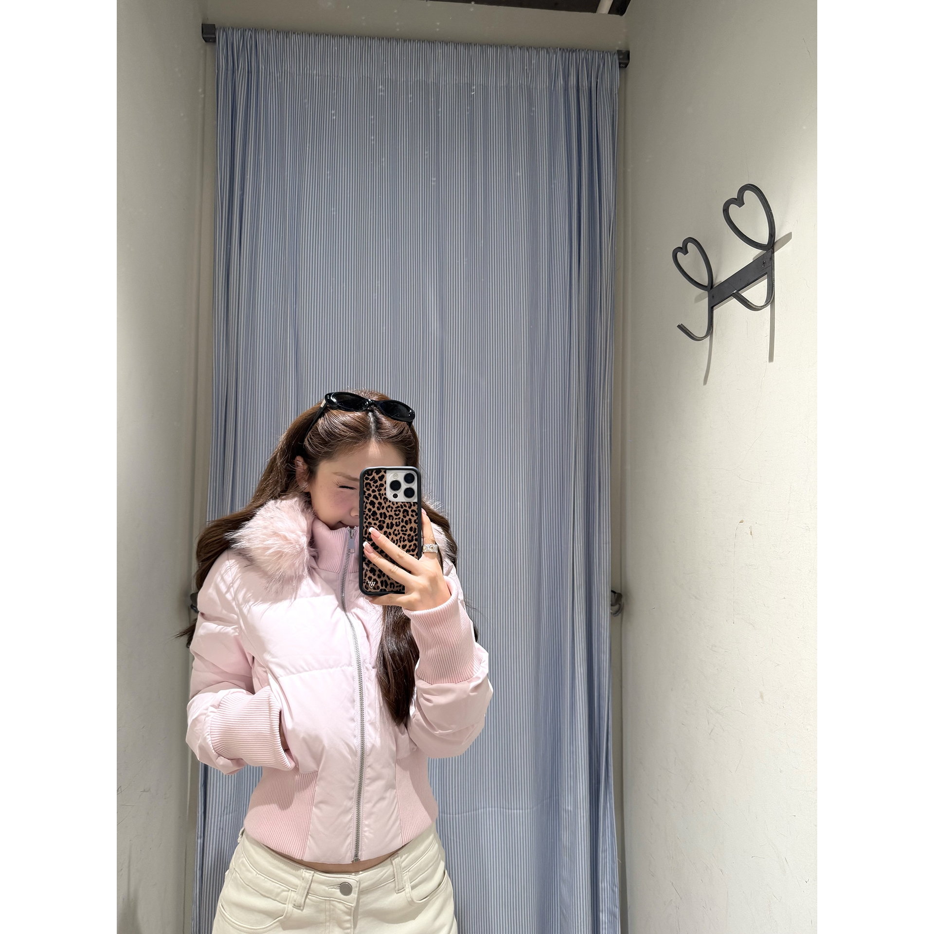 美式复古毛领连帽短款棉服女2025冬季新款修身百搭加厚保暖面包服