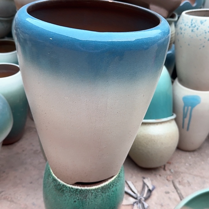 红陶微瑕花盆处理来啦