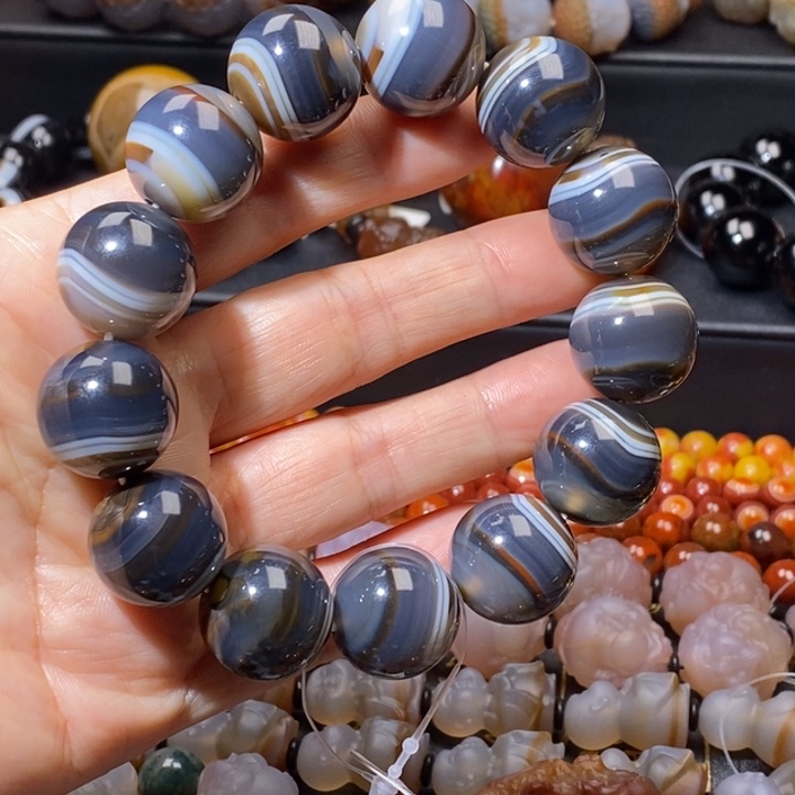 未镶嵌手链玛瑙/玉髓用****9