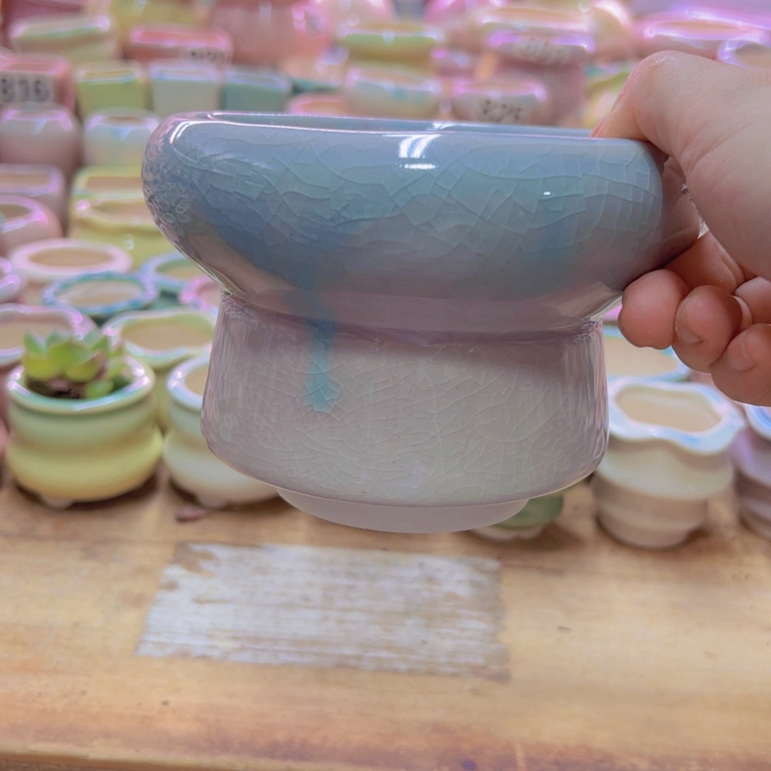 陶瓷花盆当场满12包邮