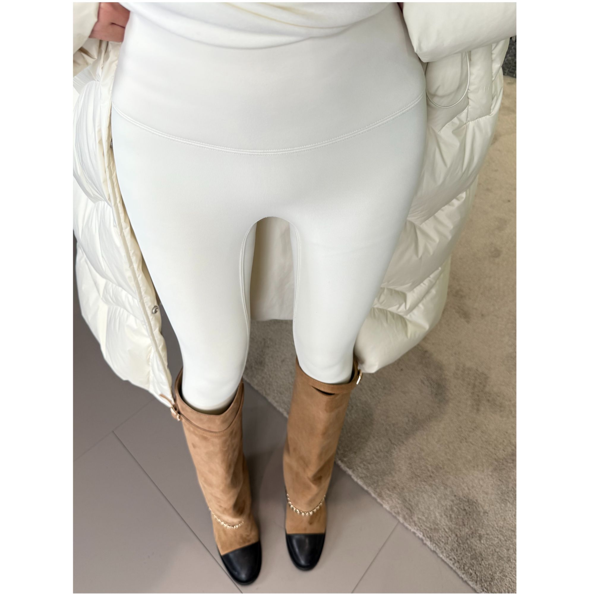 2025初冬MIKIHLEO“无束缚”冬季加绒鲨鱼打底裤（裤长88）