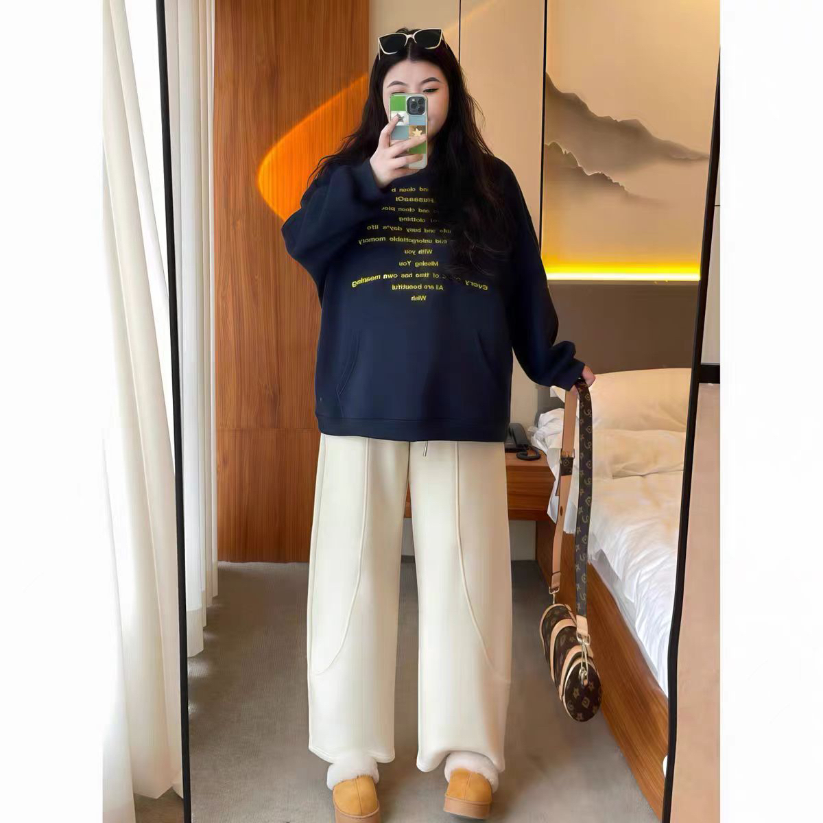 （现）1119加绒弯刀裤YK