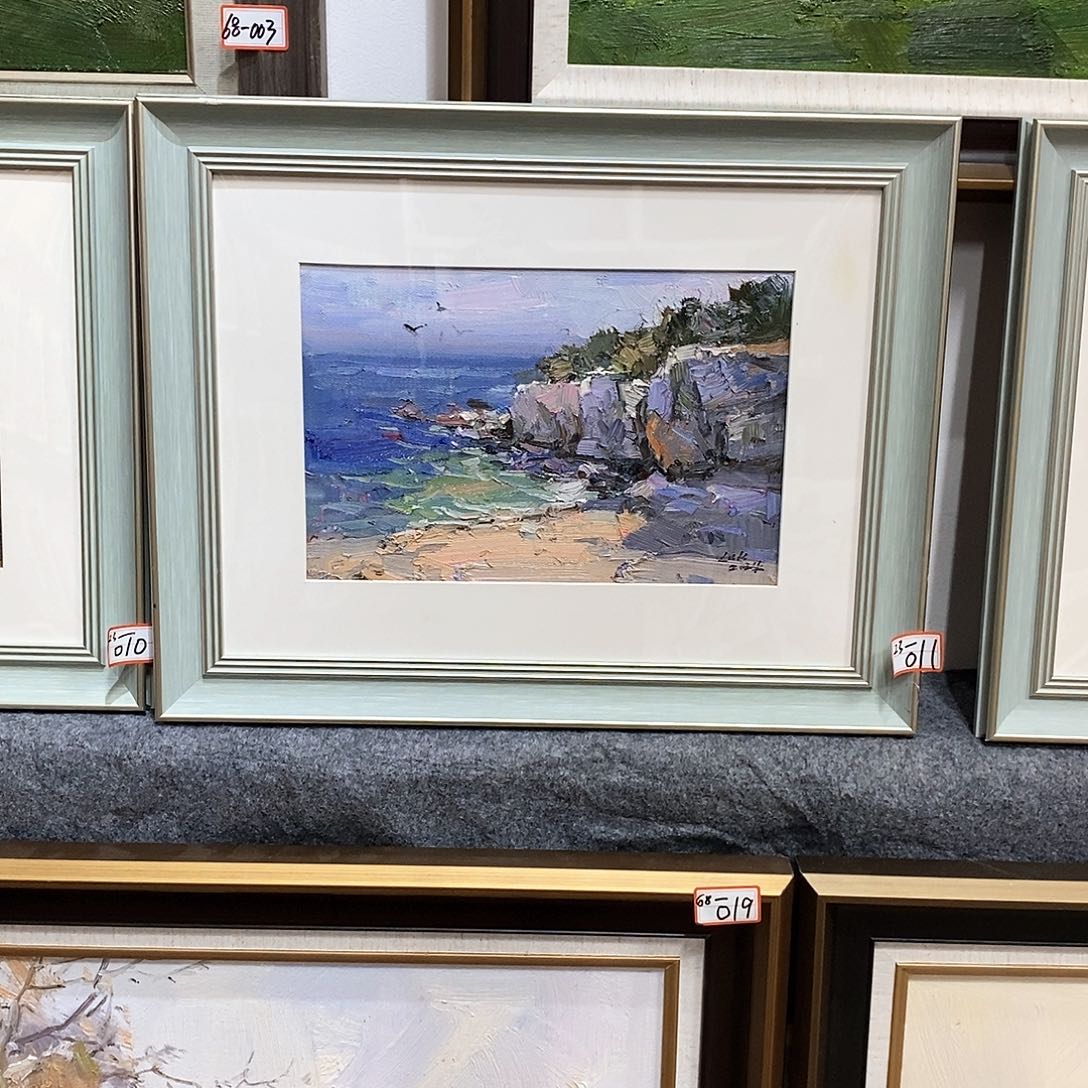 油画带外框外径尺寸47x 37 c m