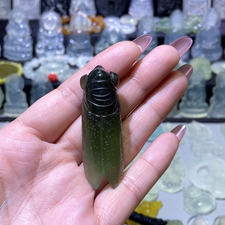 岫玉未镶嵌吊坠吊坠